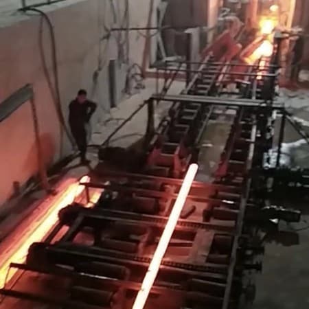 Линия для производства стальной горячекатаной рифленой арматуры
